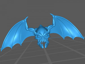 vargouille - skuldrak the flying head 3D 打印模型