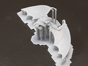 vargouille - skuldrak the flying head Modello di stampa 3D