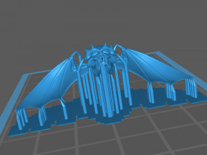 vargouille - skuldrak the flying head Modello di stampa 3D