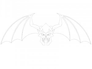 vargouille - skuldrak the flying head Modello di stampa 3D