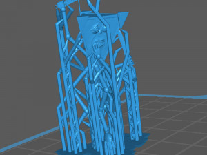 modron - tridrone - geometric warrior 3D 打印模型