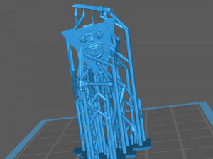 modron - tridrone - geometric warrior 3D 打印模型