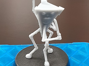 modron - tridrone - geometric warrior 3D 打印模型