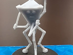 modron - tridrone - geometric warrior 3D Print Model