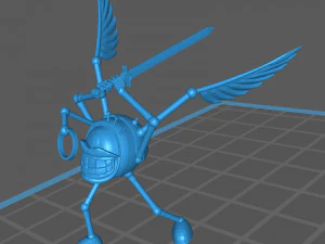 modron - monodrone - geometrik savaş&ccedil;ı 3D Baskı Modeli