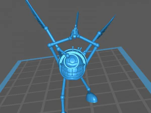 modron - monodrone - geometric warrior 3D Print Model