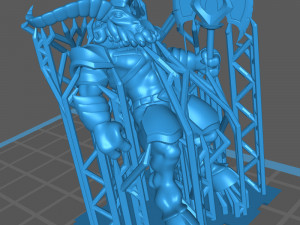 beastman - goat-man - warrior of chaos 3D Baskı Modeli