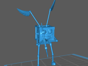 modron - quadrone - geometric warrior 3D Принт Модель