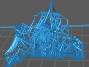 modron - quadrone - geometric warrior 3D Принт Модель