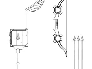modron - quadrone - geometric warrior 3D Принт Модель