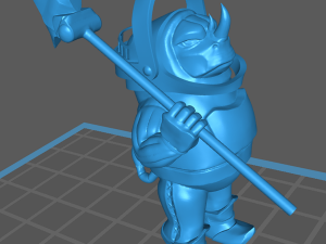 rhino-man - rhino-folk - rhinokin guard Modèles 3D en vedette