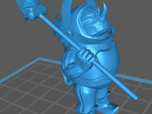 rhino-man - rhino-folk - rhinokin guard 3D Print Model