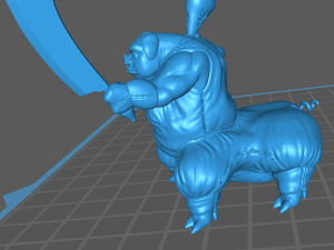 pig-man - pig-centaur - pig-butcher 3D Принт Модель