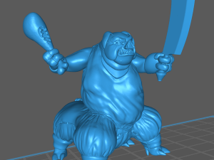 pig-man - pig-centaur - pig-butcher 3D Print Model