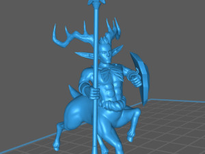 wood-elf centaur Modelo de Impressão 3D