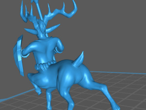 wood-elf centaur 3D 打印模型