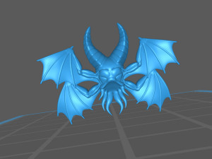 vargouille - tetrax the flying head 3D Print Model