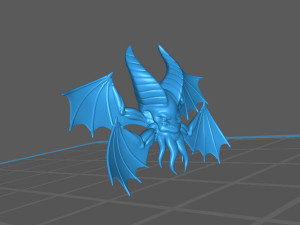 vargouille - tetrax the flying head 3D Print Model