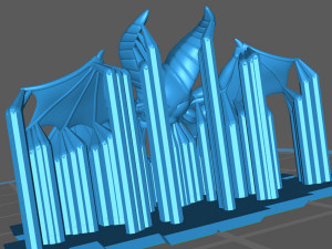 vargouille - tetrax the flying head 3D Print Model