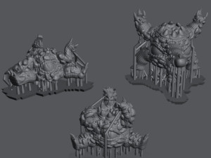 xorn family - children of the xorn Modelo de Impressão 3D