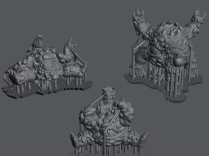 xorn family - children of the xorn 3D Print Model