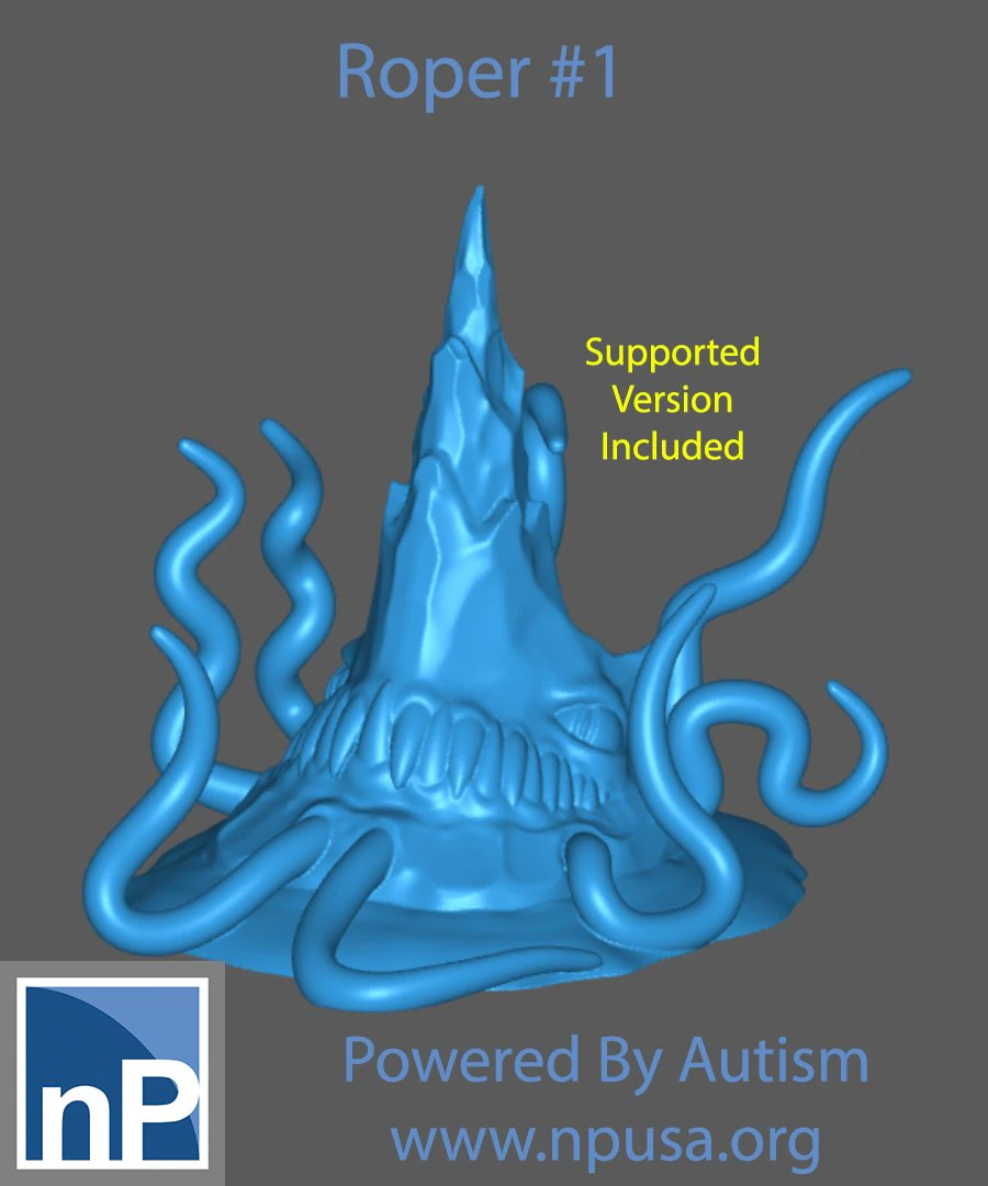 roper - living stalagmite 3D Print Model .c4d .max .obj .3ds .fbx .stl .blend 