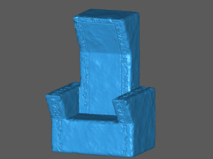 stone throne 3Dプリントモデル