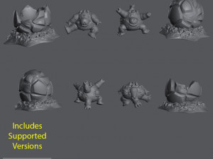 Xorn Babies and Eggs 3D Print Model