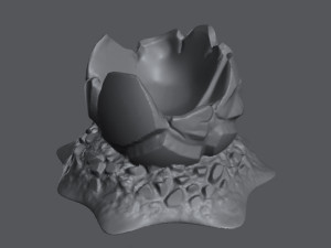 Xorn Babies and Eggs 3D Print Model