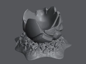 Xorn Babies and Eggs 3D Print Model