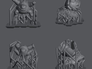 Xorn Babies and Eggs 3D Print Model