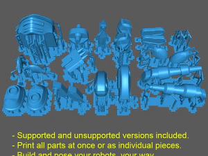 Heavy Combat Robot 3D Print Model