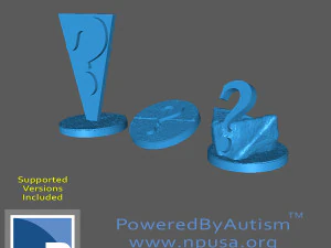 Hedef Jetonları - Soru Bilmece İşaretleyicileri 3D Baskı Modeli