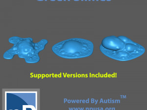 Green Slimes - Oozes 3D-printmodel