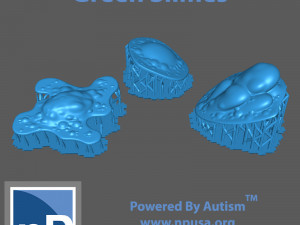 Green Slimes - Oozes 3D-Druckmodell
