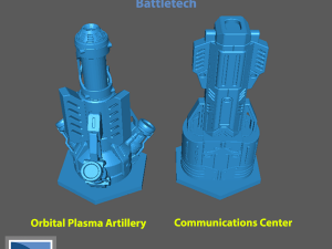 Battletech Buildings and Bases - pack 2 Modelo de Impressão 3D