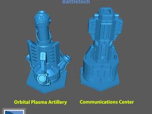 Battletech Buildings and Bases - pack 2 3D Print Model