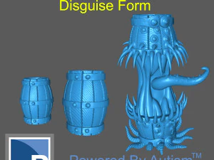 Бочки та міміки 3D Принт Модель