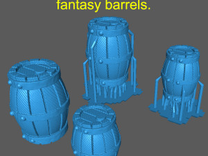 Barrels and Mimic 3D Print Model