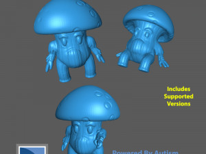Myconids - Mushroom Men 3D Print Model