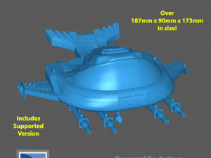28mm-35mm Sci-Fi Flyer 3D Принт Модель