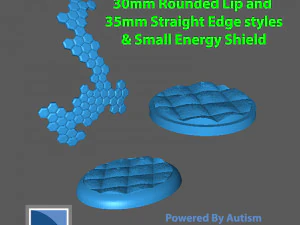 Marvel Crisis Protocol - Basi di gioco in miniatura Batman e scudo energetico Modello di stampa 3D