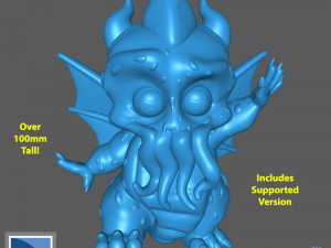 Baby Cthulhu version 1 3D Model