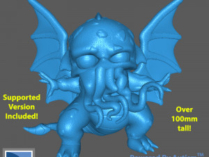 Baby Cthulhu version 2 3D Print Model