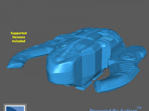 Modular Spaceship for Tabletop Wargames 3D Print Model