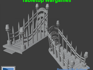 Subway Entrance for Modern Wargames 3D Print Model
