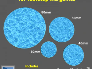 Основы для варгеймов - Лесной мох 3D Принт Модель