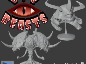 Gigantyczne bestie latające oko Model do druku 3D