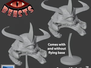 Giant Flying Eye Beasts 3D Print Model