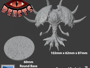 Giant Flying Eye Beasts 3D Print Model